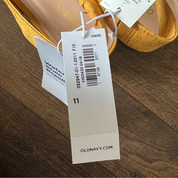 🆕 Old Navy Block Heel Pointy Toe Slingback - Picture 3 of 6